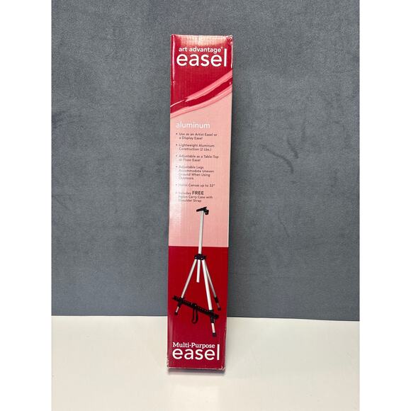 Art Advantage Other - Art Easel. (New) Holds up to 32” canvas. Adjustable for table top or floor use.